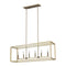 6634506EN Moffet Street 6-lt LED Island Pendant