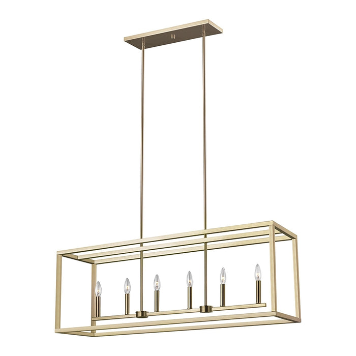 6634506EN Moffet Street 6-lt LED Island Pendant