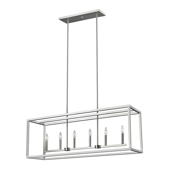 6634506EN Moffet Street 6-lt LED Island Pendant