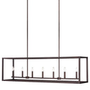 Sea Gull 6634507 Moffet Street 7-lt 54" Island Pendant
