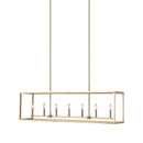 Sea Gull 6634507 Moffet Street 7-lt 54" Island Pendant