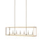 Sea Gull 6634507EN Moffet Street 7-lt 54" LED Island Pendant