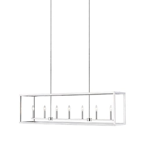 Sea Gull 6634507 Moffet Street 7-lt 54" Island Pendant