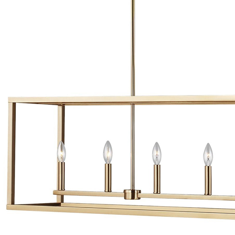 Sea Gull 6634507EN Moffet Street 7-lt 54" LED Island Pendant