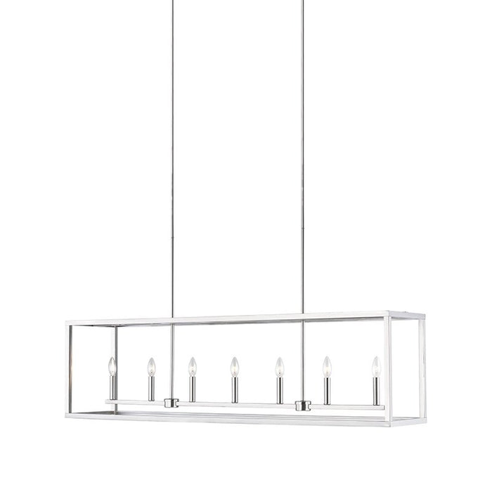 Sea Gull 6634507EN Moffet Street 7-lt 54" LED Island Pendant