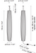 Bover Maxi S/02 4-lt 12" Pendant