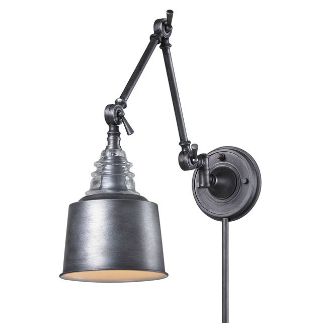 ELK 6685 Insulator Glass 1-lt Wall sconce