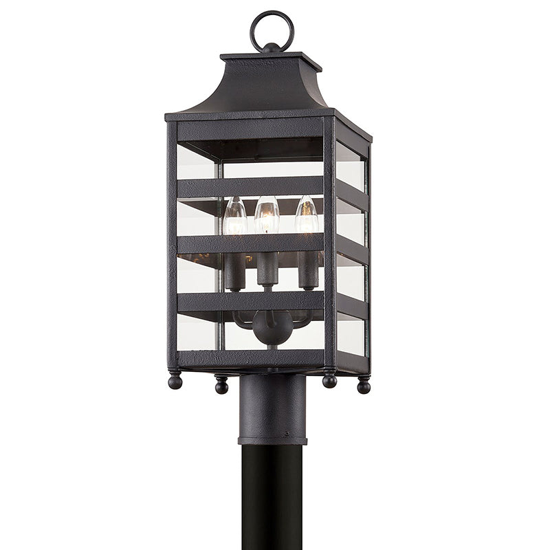 Troy P7435 Holstrom 3-lt 22" Tall Post Light