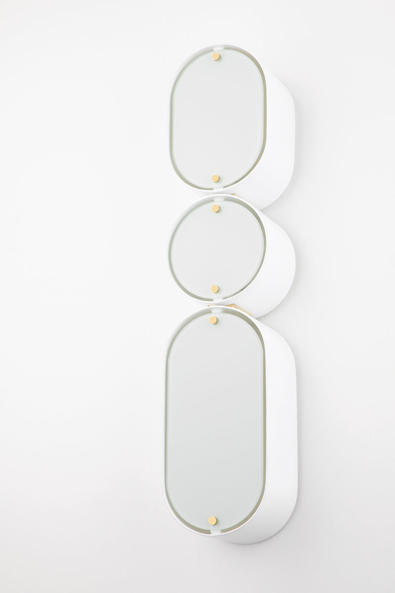 Corbett 393-03 Opal 3-lt 23" Tall Wall Sconce
