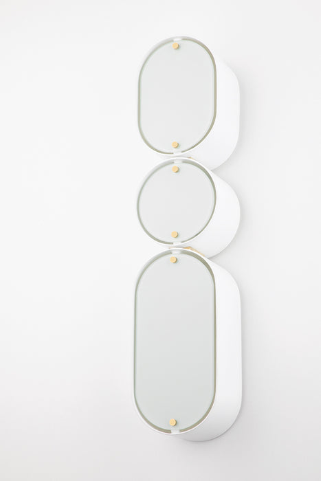 Corbett 393-03 Opal 3-lt 23" Tall Wall Sconce