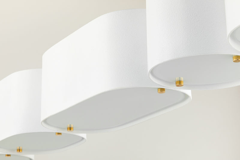 Corbett 393-54 Opal 7-lt 54" Linear Chandelier