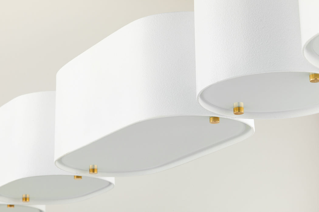 Corbett 393-54 Opal 7-lt 54" Linear Chandelier