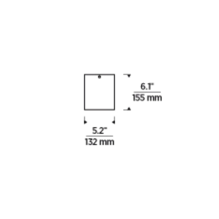 Tech 700FMEXO6 Exo 6" LED Flush Mount, 3500K