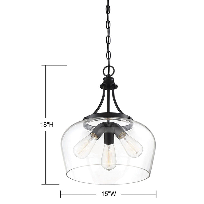 Savoy House 7-4034-3 Octave 3-lt 15" Pendant