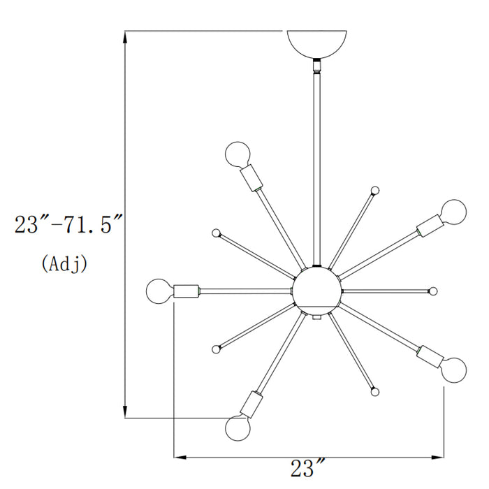 Savoy House 7-6099-24 Galea 24-lt 23" Chandelier