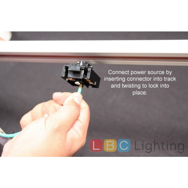 Nora NTL-151 Line Voltage R30 Flat Back Cylinder Track Kit