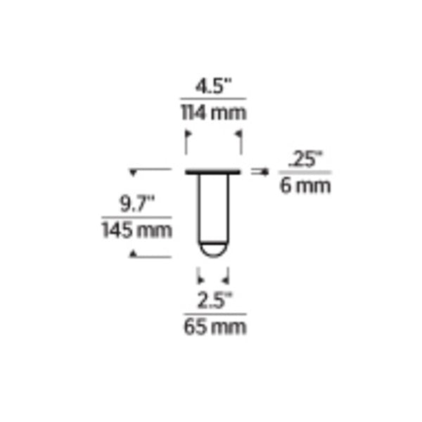 Tech 700FMEBL Ebell 1-lt 5" LED Flush Mount