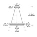 Tech 700GRC24 Grace 24 1-lt 24" LED Chandelier