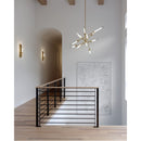 Tech 700LNG12A Linger 12-lt 52" LED Abstract Chandelier