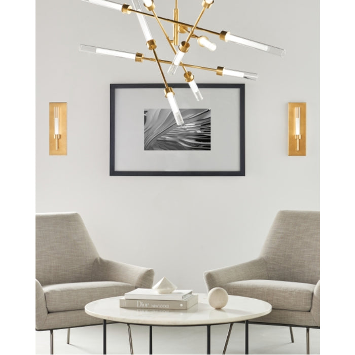 Tech 700LNG12A Linger 12-lt 52" LED Abstract Chandelier