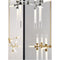 Tech 700LNG12A Linger 12-lt 52" LED Abstract Chandelier