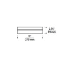 Tech 700OWCQL Cirque 1-lt 11" LED Outdoor Wall/Flush Mount