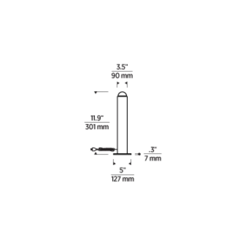 Visual Comfort 700PRTEBL12 Ebell 1-lt 12" Tall LED Table Lamp