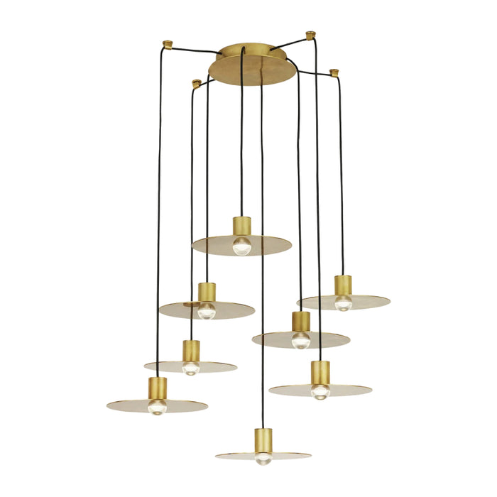 Tech 700TRSPEVS8 Eaves 8-lt 16" LED Chandelier