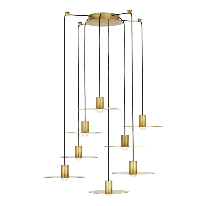 Tech 700TRSPEVS8 Eaves 8-lt 16" LED Chandelier
