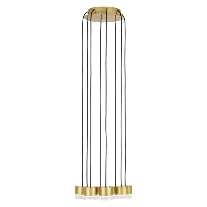 Tech 700TRSPGBL Gable 8-lt 10" LED Chandelier