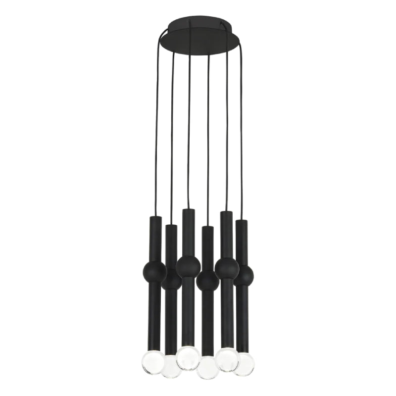 Visual Comfort 700TRSPGYD6 Guyed 6-lt 10" LED Chandelier