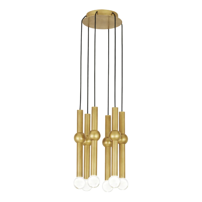Visual Comfort 700TRSPGYD6 Guyed 6-lt 10" LED Chandelier