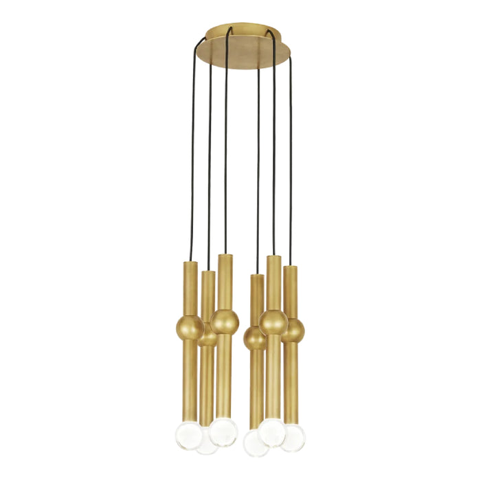 Tech 700TRSPGYD6 Guyed 6-lt 10" LED Chandelier