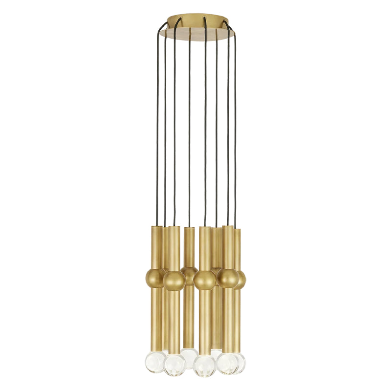 Visual Comfort 700TRSPGYD8 Guyed 8-lt 10" LED Chandelier