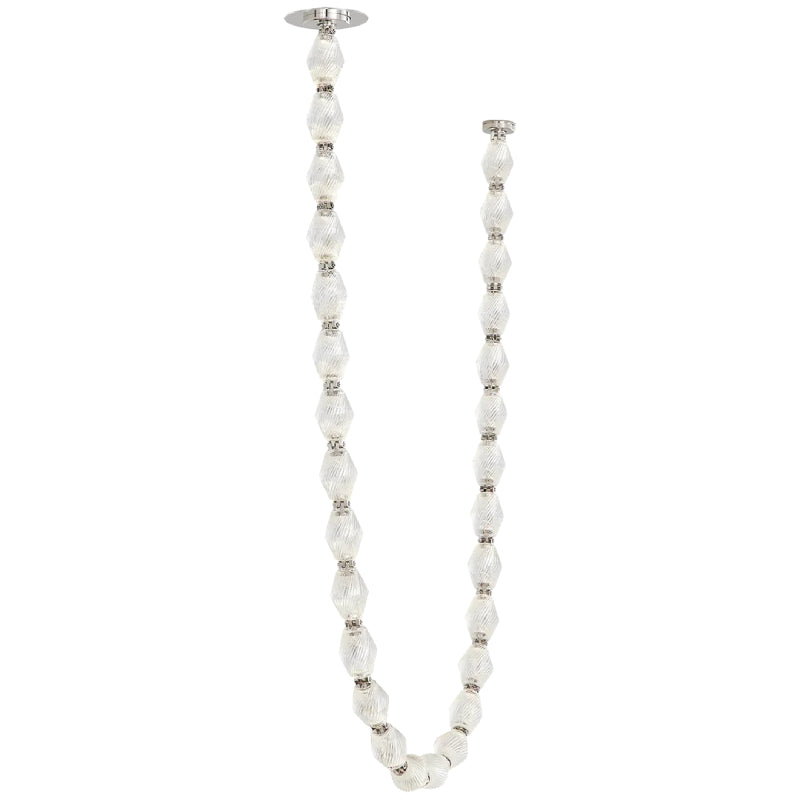 Visual Comfort 700CLR84 Collier 84 LED Chandelier with Remote Mount Driver, 2700K
