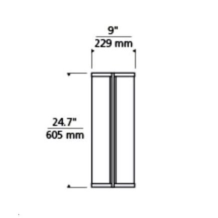 Tech 700PRTSRHE Rohe 25" Tall LED Table Lamp