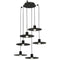Tech 700TRSPEVS6 Eaves 6-lt 16" LED Chandelier