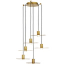 Tech 700TRSPEVS6 Eaves 6-lt 16" LED Chandelier