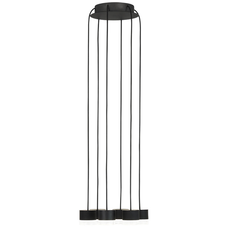 Visual Comfort 700TRSPGBL6 Gable 6-lt 10" LED Chandelier