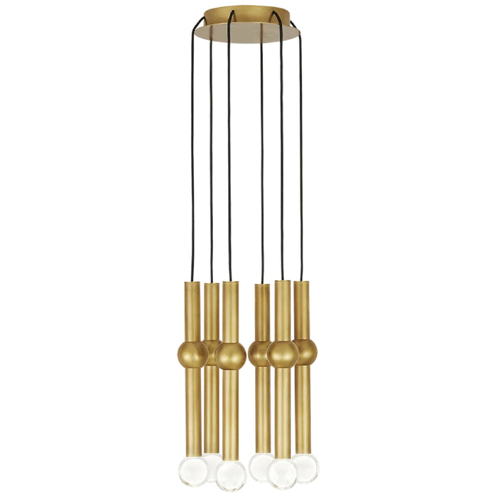 Tech 700TRSPGYD6 Guyed 6-lt 10" LED Chandelier