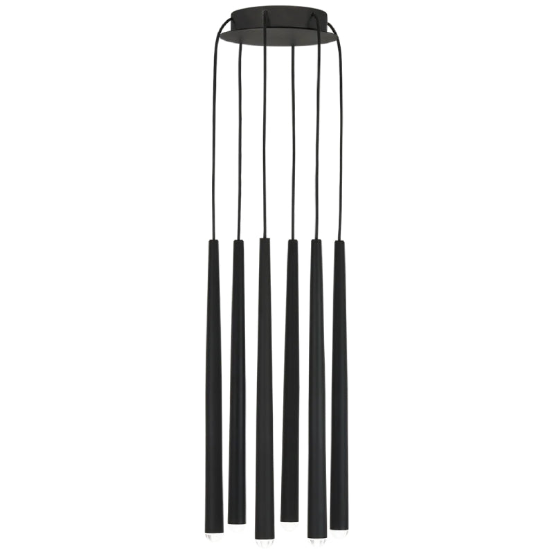 Visual Comfort 700TRSPPYL6 Pylon 6-lt 9" LED Chandelier