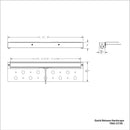 WAC 7122 12" LED Hardscape Quick Connect Linear Hardscape Light, CCT