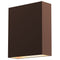 Sonneman 7107 Flat Box 2-lt 7" Tall Indoor/Outdoor LED Wall Sconce