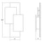 Sonneman 7107 Flat Box 2-lt 7" Tall Indoor/Outdoor LED Wall Sconce