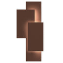 Sonneman 7110 Offset Panels 21" Tall Indoor/Outdoor LED Wall Sconce