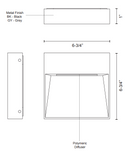 Kuzco EW71309 Casa 7" LED Outdoor Step Light