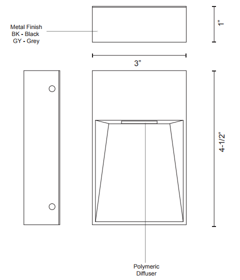 Kuzco EW71403 Casa LED Outdoor Step Light