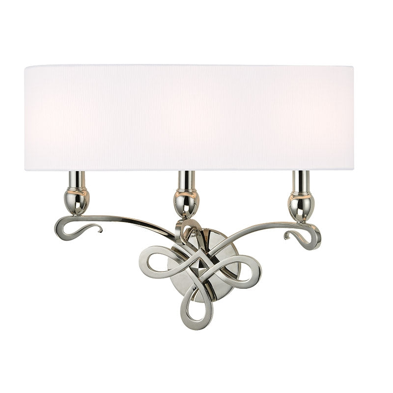 Hudson Valley 7213 Pawling 3-lt Wall Sconce