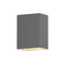 Sonneman 7340 Box 5" Tall LED Indoor/Outdoor Wall Sconce