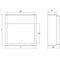 Sonneman 7360 Square Curve Indoor/Outdoor LED Wall Sconce